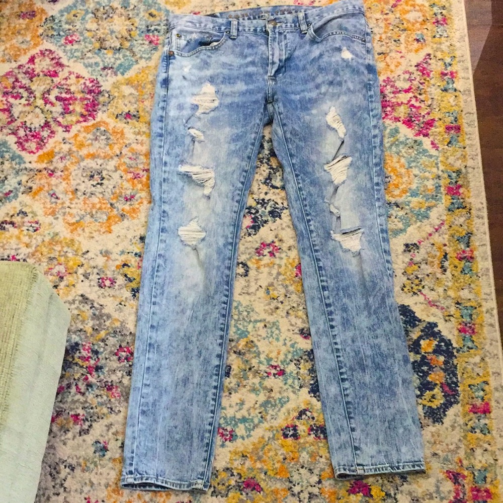 AE Flex Distressed Skinny Jeans Size 34